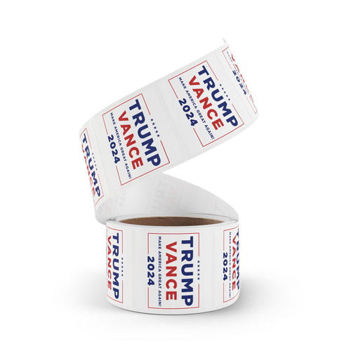 Trump Vance 2024 Square Sticker Rolls