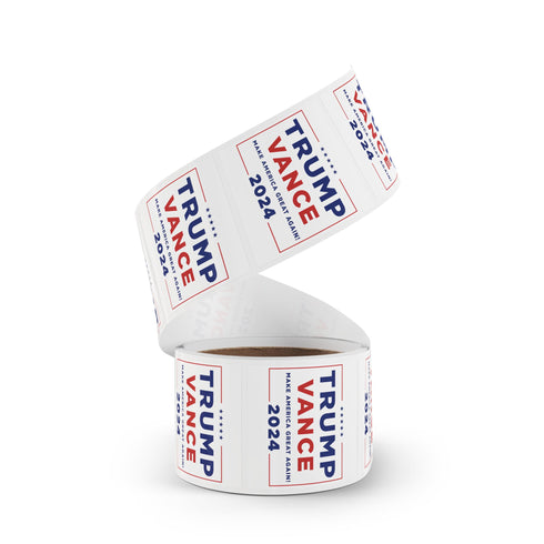 Trump Vance 2024 Square Sticker Rolls