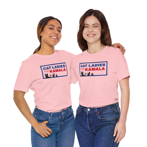 Cat Ladies for Kamala 2024 T-Shirt