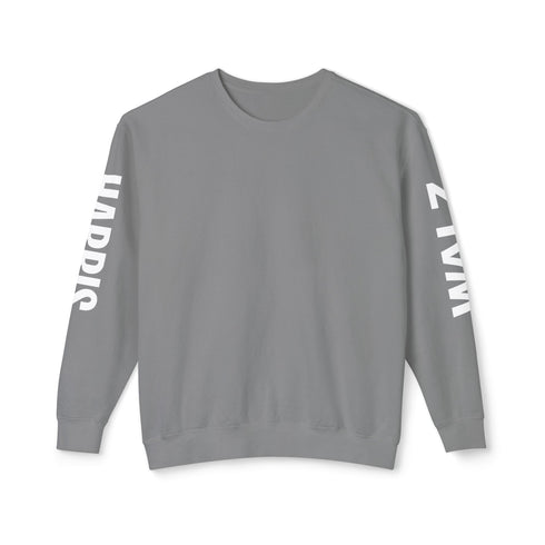 Harris Walz Light Weight Sweatshirt - Sleeve Print