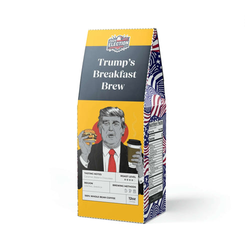 2024 Election Coffee Trump's Breakfast Blend (Medium-Dark Roast Coffee)