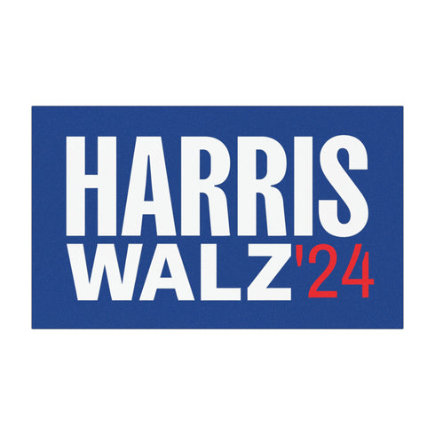 Kamala Harris + Tim Walz 2024 Car Magnet