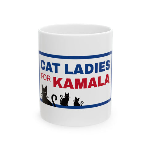 Cat Ladies for Kamala 2024 Mug