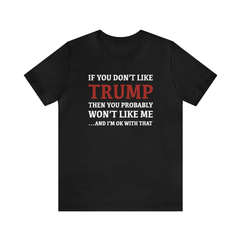 2024 Election T-Shirt If you don't like Trump, you won't like me 2024 T-shirt