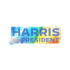 Harris for President Holographic Sticker