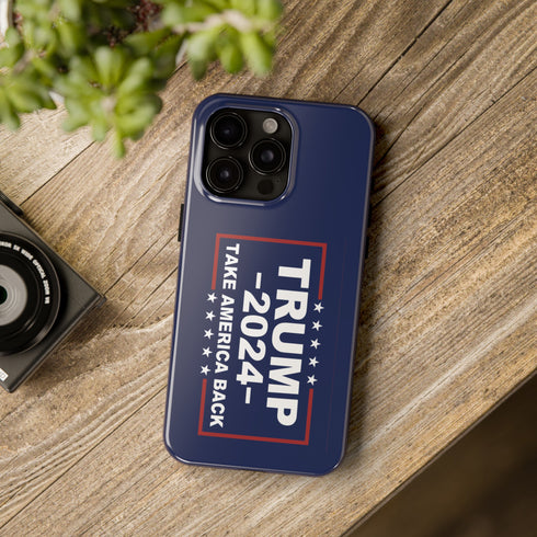 2024 Election Phone Case Trump 2024 Phone Case - Blue - iPhone & Samsung