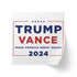 Trump Vance 2024 Square Sticker Rolls