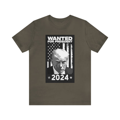 2024 Election T-Shirt Trump Wanted for President 2024 Tshirt