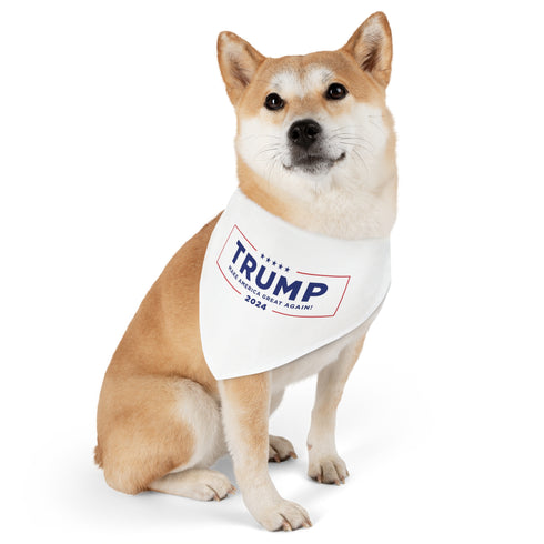 2024 Election Pets Trump 2024 Dog Bandana Collar