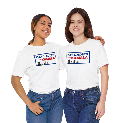 Cat Ladies for Kamala 2024 T-Shirt