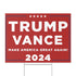 Trump Vance 2024 Yard Sign (Red)