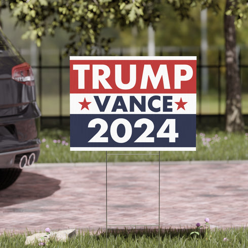 Trump Vance 2024 Yard Sign