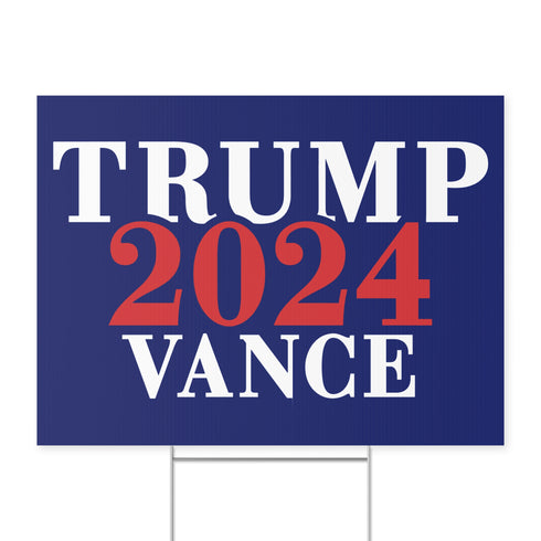 Trump Vance 2024 Yard Sign