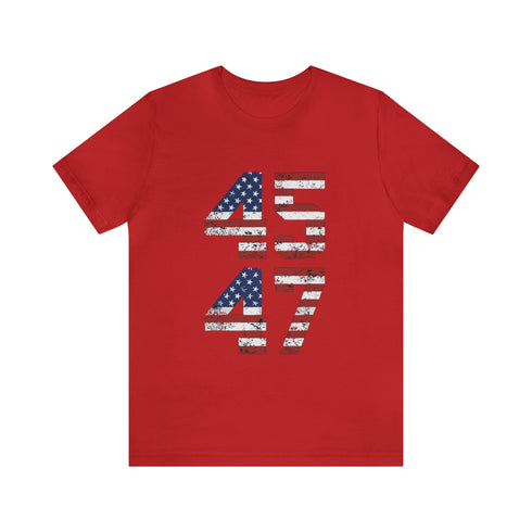 2024 Election T-Shirt Trump 45th + 47th President Tshirt