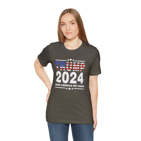2024 Election T-Shirt Trump in 2024 - Make Liberals Cry Again