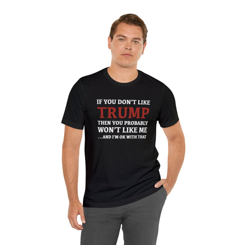 2024 Election T-Shirt If you don't like Trump, you won't like me 2024 T-shirt