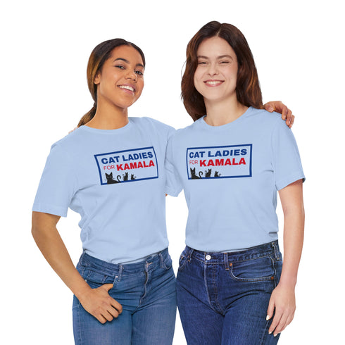 Cat Ladies for Kamala 2024 T-Shirt