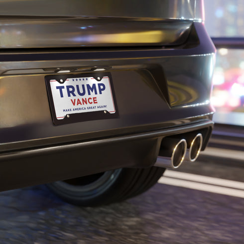 Trump Vance 2024 License Plate