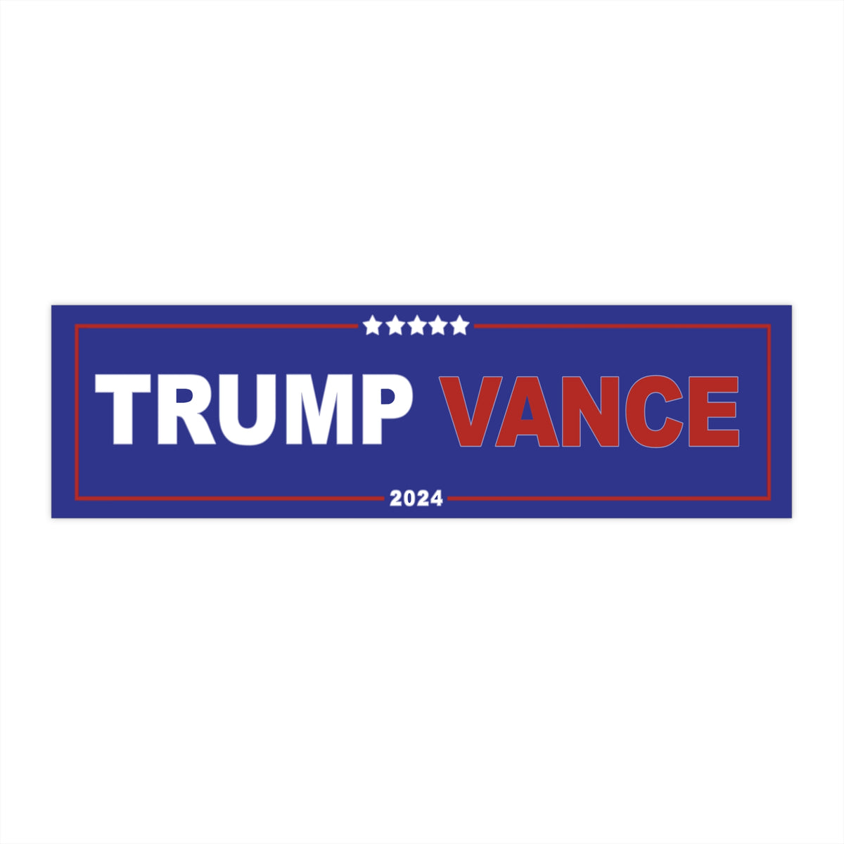 Trump Vance 2024 Car Bumper Sticker 2024 Election