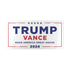 Trump Vance 2024 License Plate