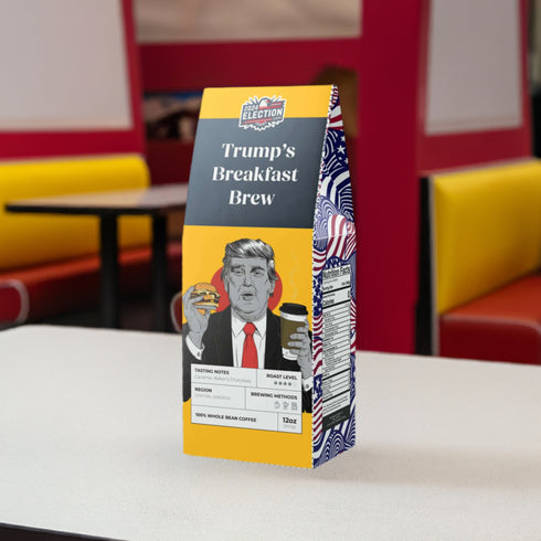 2024 Election Coffee Trump's Breakfast Blend (Medium-Dark Roast Coffee)