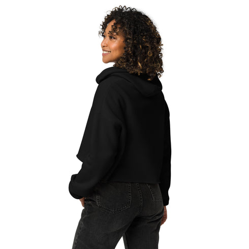 Team Harris + Walz Embroidered Crop Hoodie