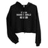 Team Harris + Walz Embroidered Crop Hoodie