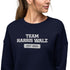 Team Harris Embroidered Crop Sweatshirt